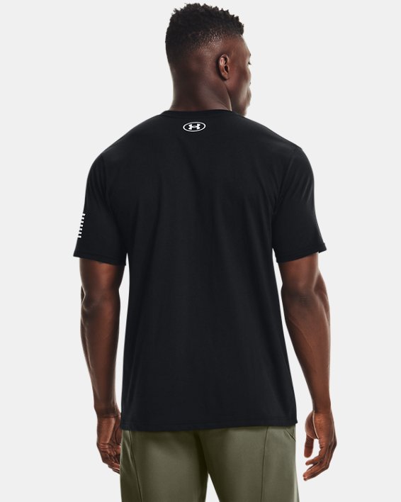 Men's UA Freedom Logo T-Shirt, Black, pdpMainDesktop image number 1
